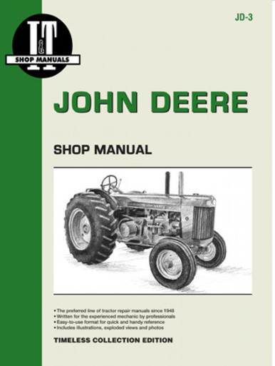 I&T Shop Manual for John  Deere Model R Diesel tractor
