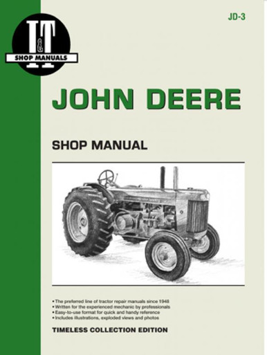 I&T Shop Manual for John  Deere Model R Diesel tractor