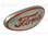 Ford 8N Tractor Hood Emblem - side view