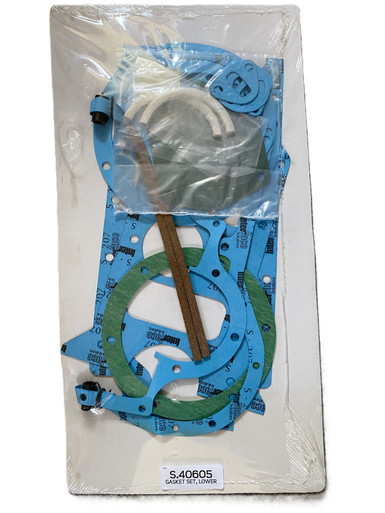 Lower Gasket Set for Perkins D3.152 engine w/ rope seal