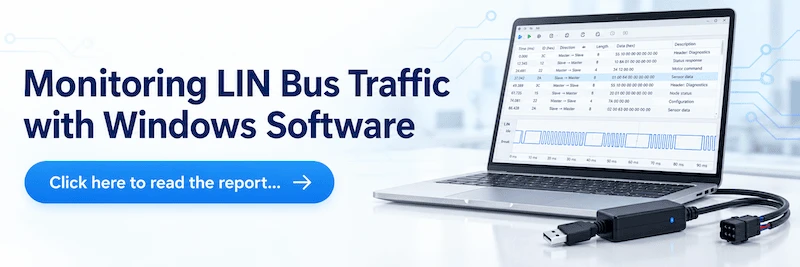 Monitoring LIN Bus Traffic with Windows Software