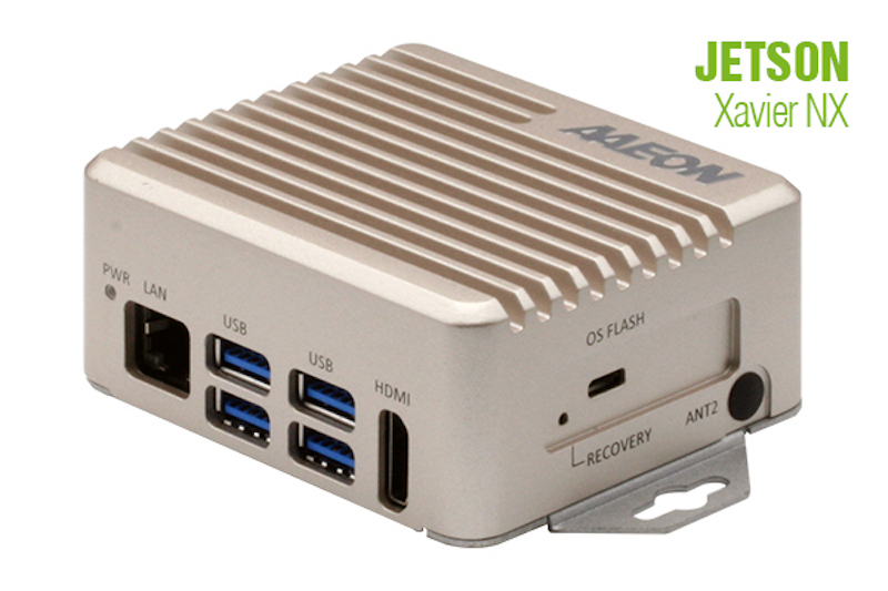 AAEON BOXER-8251AI AI@Edge Fanless Embedded Box PC with NVIDIA Xavier NX