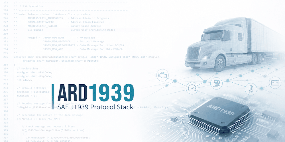 ARD1939- A Portable SAE J1939 Protocol Stack for Arduino, ESP32, and Embedded Systems