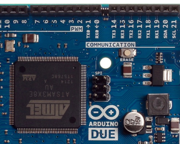 Arduino Due ARM Cortex M3 Processor With UART Connection