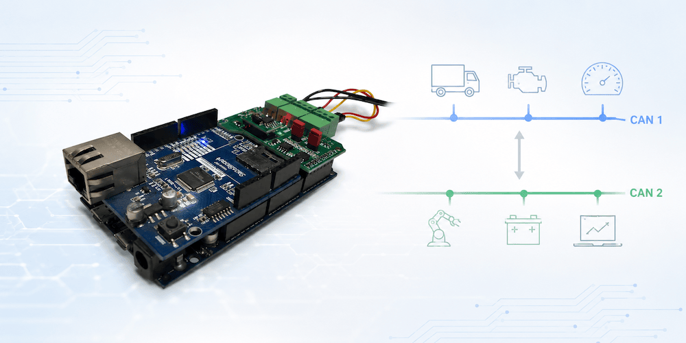 Arduino Due Dual CAN Bus Development Platform for Rapid CAN Bus and SAE J1939 Prototyping