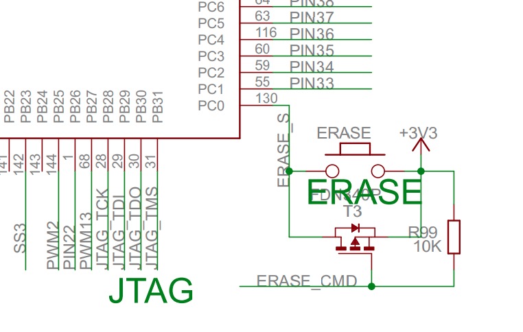 Arduino Due Schematics Erase CMD Section