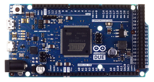 Arduino Due With 32-bit ARM core microcontroller