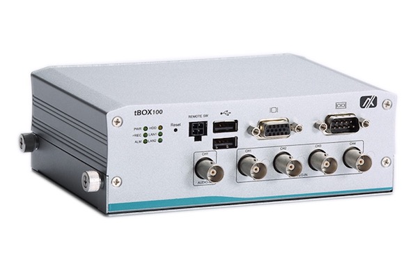 Axiomtek - Fanless Embedded System with Intel Atom Processor E3845 for Vehicle, Railway and Marine PC