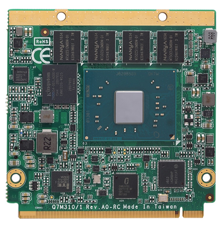 Axiomtek Q7M311 - Qseven Module with Intel Pentium Processor N4200 & Celeron Processor N3350