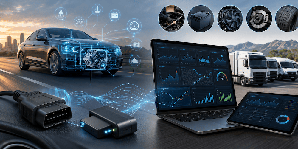 Beyond OBD-II Diagnostics: Passive Vehicle Data Monitoring for Maintenance, Safety, and Predictive Analytics