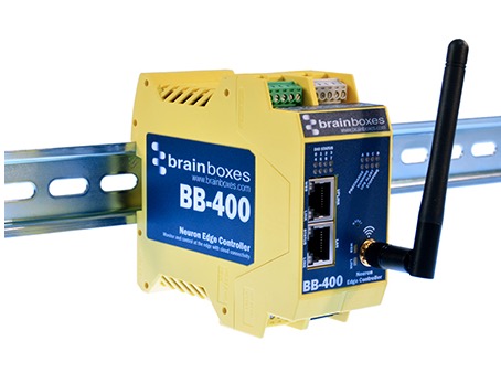 Neuron Edge Industrial Controller - 8 DIO + RS232/422/485 Serial + BT WiFi NFC USB + 2 Ethernet