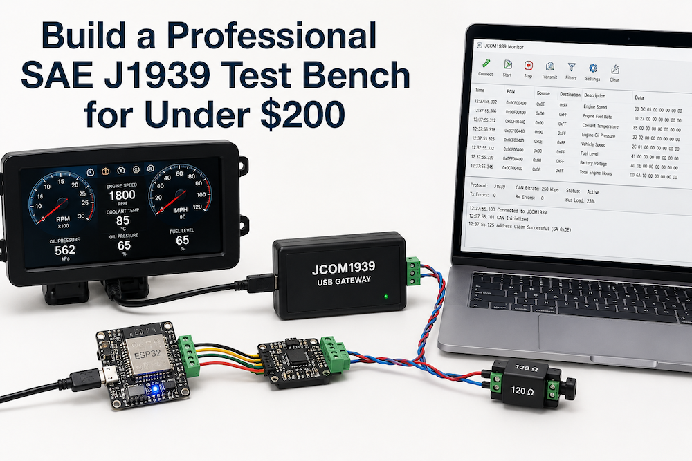Build a Professional SAE J1939 Test Bench for Under $200