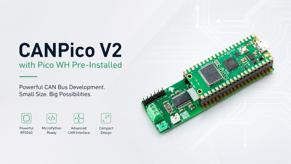 CANPico - Powerful CAN Bus Development in an Ultra-Compact Form Factor