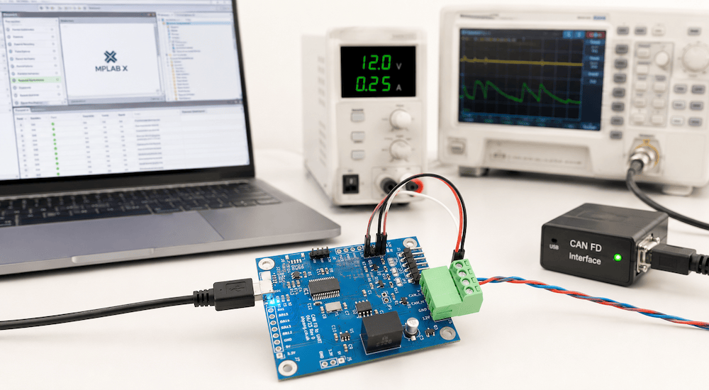 Developing High-Performance CAN FD Applications with the Microchip dsPIC33CK256MP502