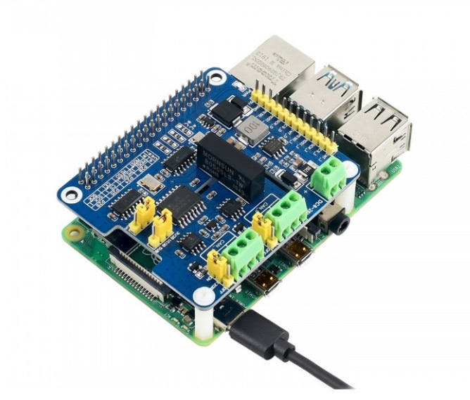 Dual Isolated CAN FD HAT for Raspberry Pi