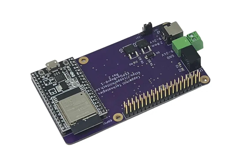 espBerry - ESP32 Extended Functionality through RPi HATs