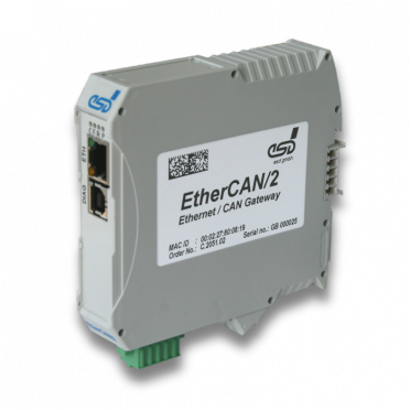 Ethernet-CAN-Gateway EtherCAN2_0 by esd electronics