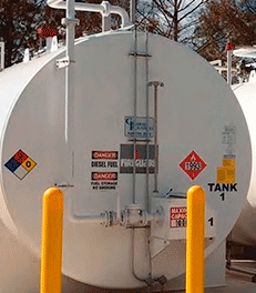 Fuel monitoring in explosive areas