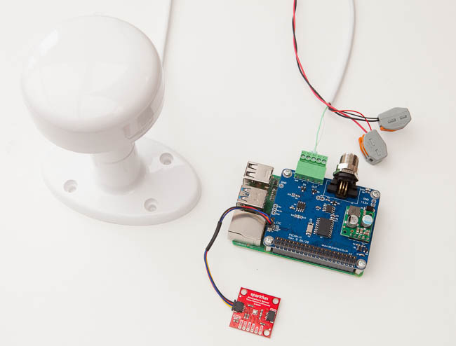 GPS with NMEA-183 RS422 connection and BME280 Atmospheric Sensor with Qwiic connection