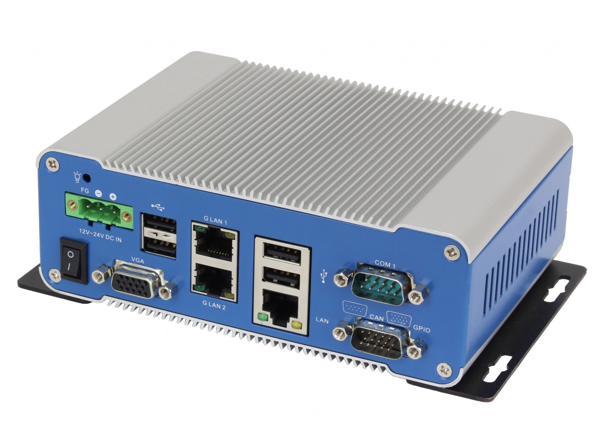 iCOP iBPC-D3-75G embedded box computer with optional CAN Bus interface