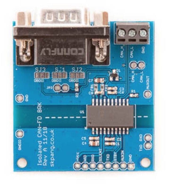 Copperhill Technologies - Isolated CAN FD Breakout Board For Embedded Syhstems