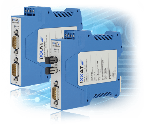 IXXAT Repeaters for CAN, CAN FD and CAN-based higher layer protocols