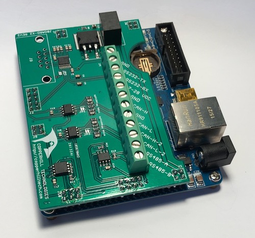 jBoard-X2 - Industrial CAN Bus / SAE J1939 Prototyping Board