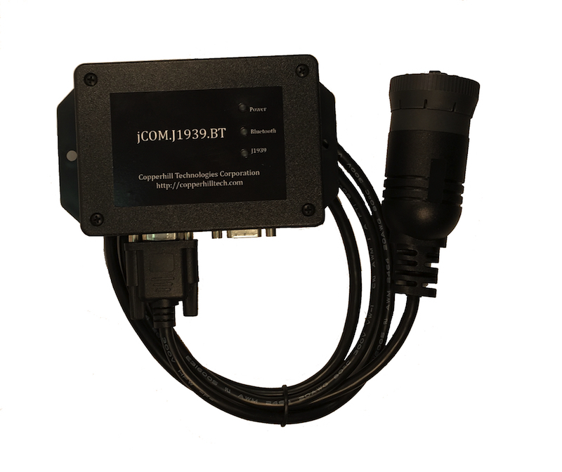 SAE J1939 to Bluetooth Gateway With 9-Pin Deutsch Connection Cable