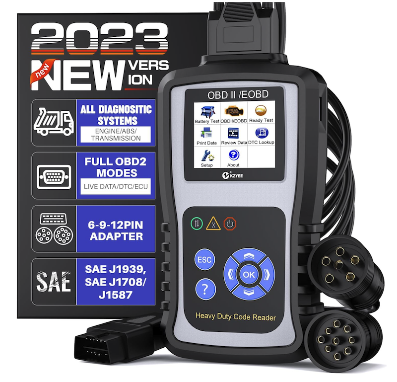 Diesel Diagnostic Scan Tool with Live Data/DTC for J1587/J1708, J1939 Trucks