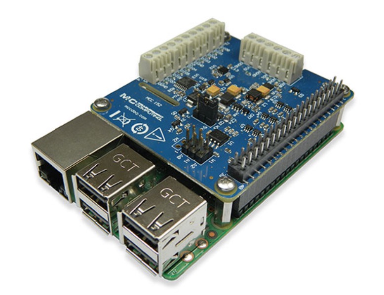 Voltage Output and Digital IO DAQ HAT for Raspberry Pi - Copperhill