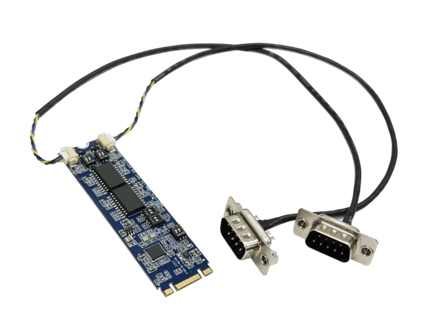 MEC-CAN-2802i Industrial M.2 PCIe Expansion Card