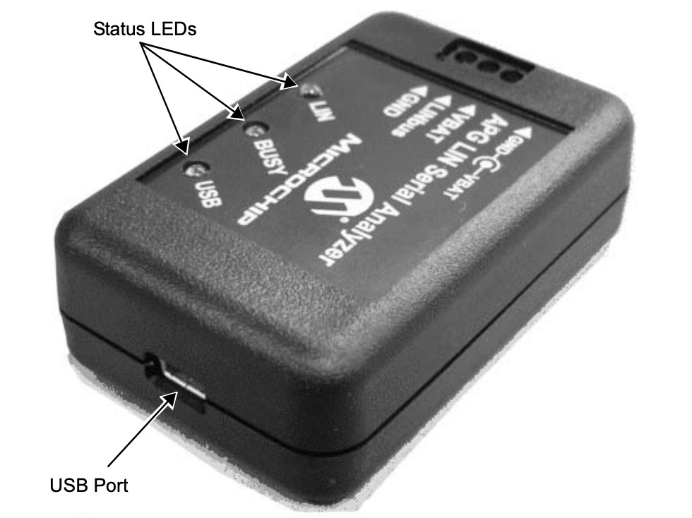 Microchip LIN Serial Analyzer