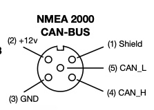 NMEA 2000 CAN Bus & Power Connection