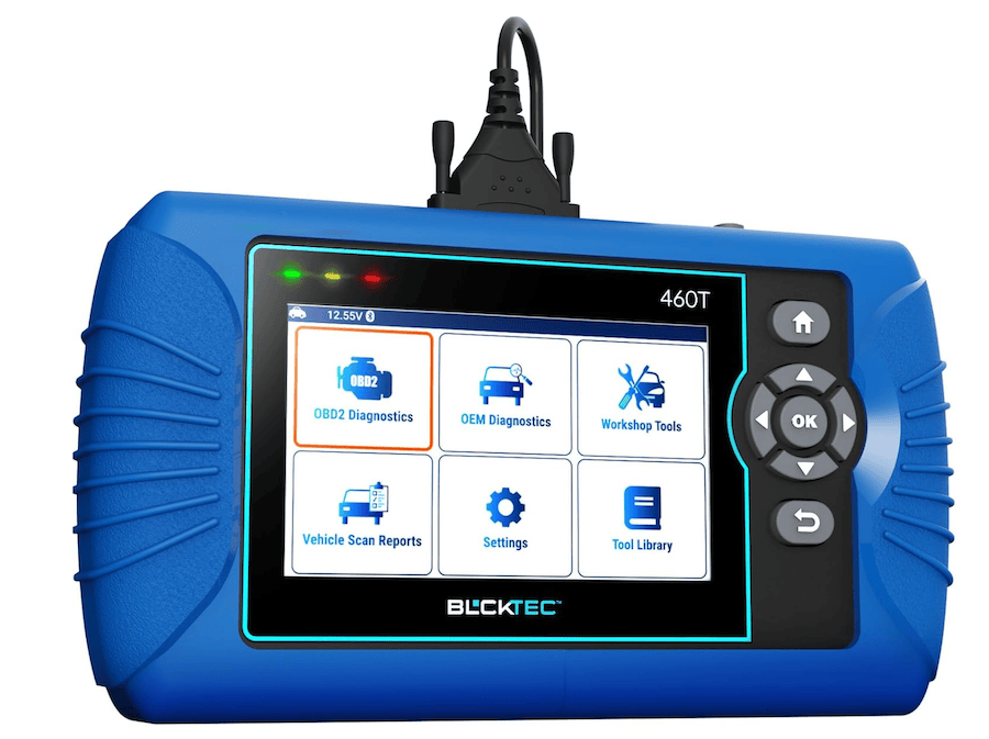 BLCKTEC 460T OBD2 Scanner Car Code Reader Engine ABS SRS Transmission Diagnostic Tool