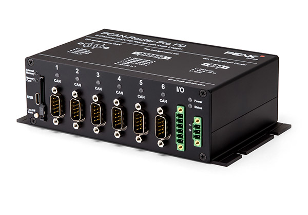 Programmable 6-Channel Router for CAN and CAN FD with I/O and Data Logger