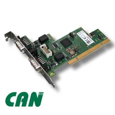 esd electronics CAN-PCI/402-2-FD - 2 Channel PCI-CAN FD Interface - PCI Board with Altera® FPGA for 2x CAN FD