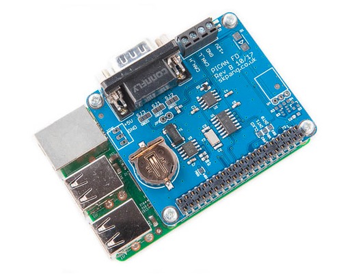 PiCAN CAN Bus FD Board With Real-Time Clock For Raspberry Pi