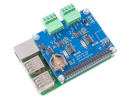 PICAN FD - CAN Bus FD Duo Board with Real Time Clock & SMPS for Raspberry Pi