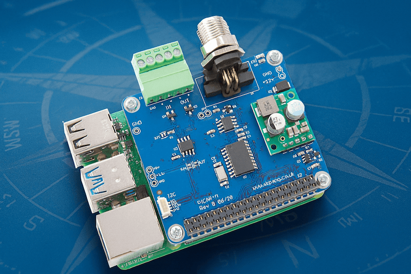 PICAN-M - NMEA 0183 & NMEA 2000 HAT For Raspberry Pi With SMPS