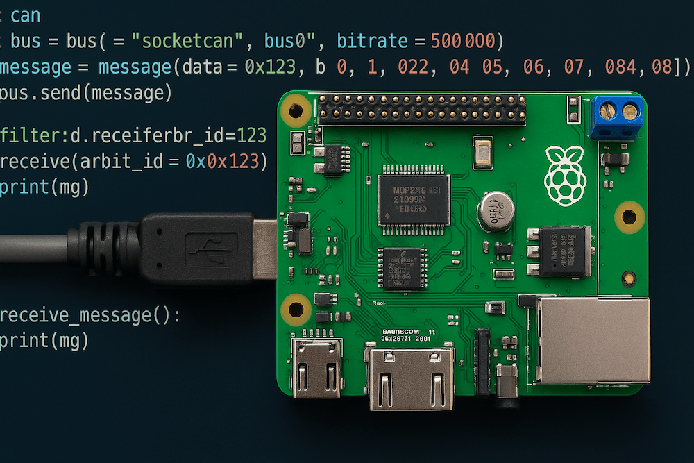 CAN Bus Programming in Python for Automotive, Industrial Automation, and Robotics