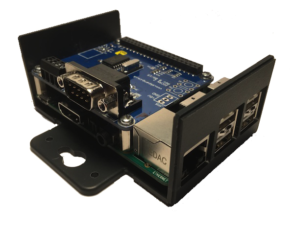 Raspberry Pi With PiCAN2 in Enclosure