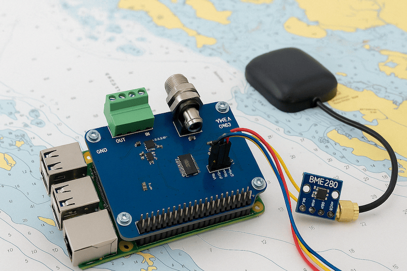 Raspbery Pi with PiCAN-M for NMEA 2000 data logging