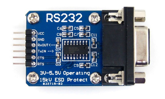 RS232 Breakout Board for Arduino Due and Arduino Mega 2560