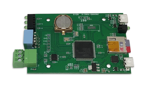 SAE J1939 Gateway Module With USB Port, RTC, MicroSD Memory Card