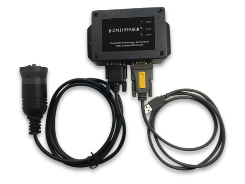 Copperhill Technologies - SAE J1939 to RS232 & USB Gateway With 9-Pin Deutsch Connection Cable