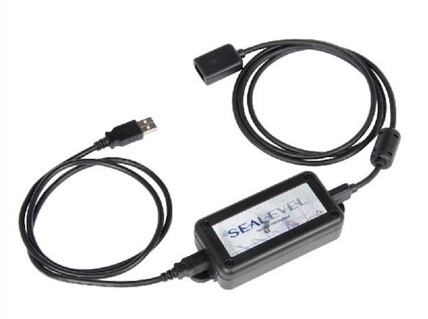 SeaISO ISO-1 single-port inline USB isolator by Sealevel Systems, Inc