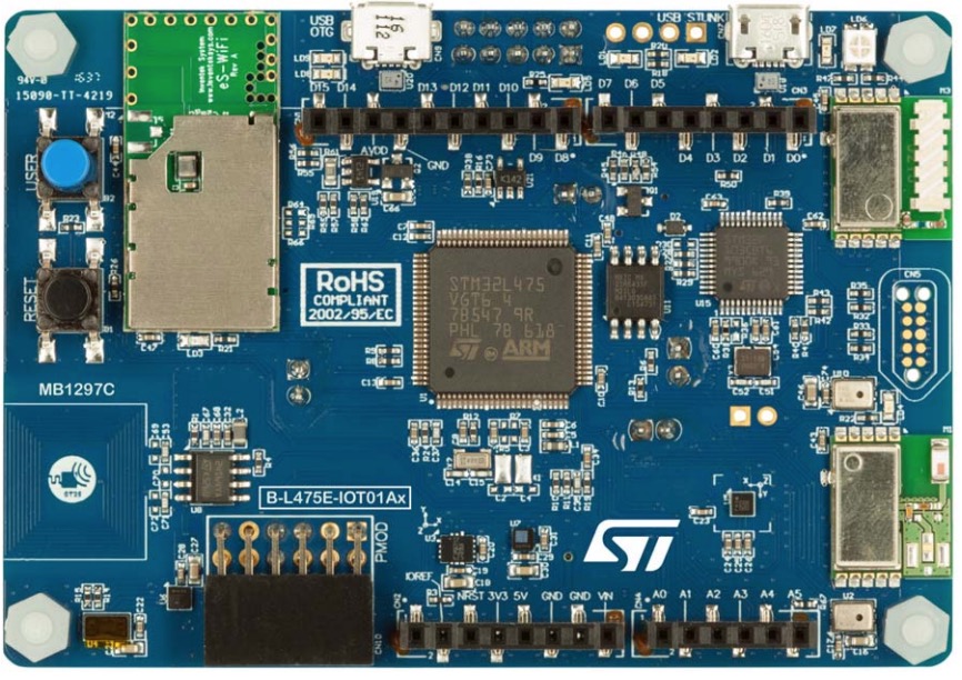 STMicroelectronics Discovery kit for IoT node - multi-channel communication with STM32L4