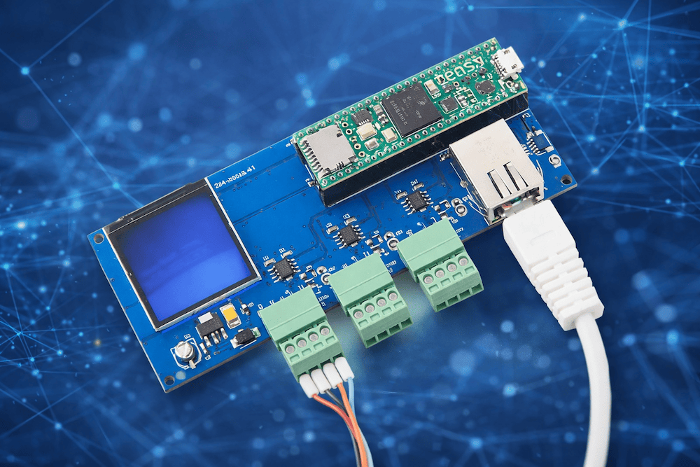 Teensy 4.1 Triple CAN Bus Board with LCD and Ethernet