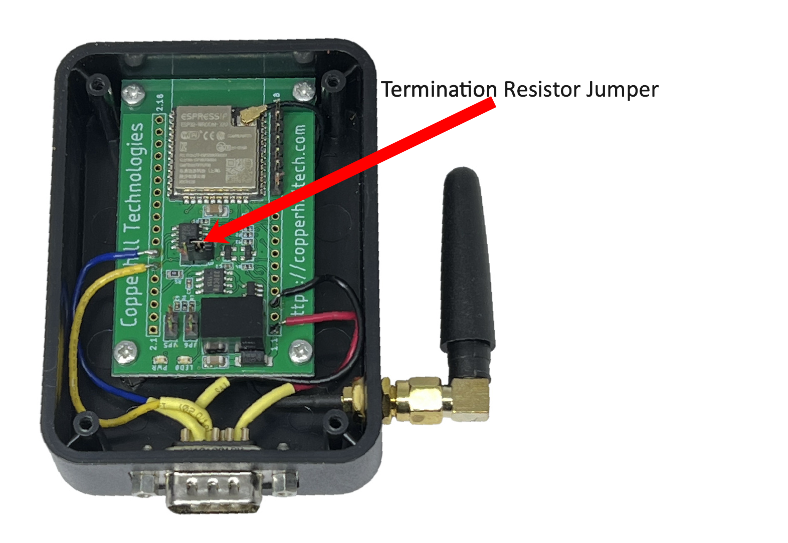 CAN Bus Termination Resistor Jumper