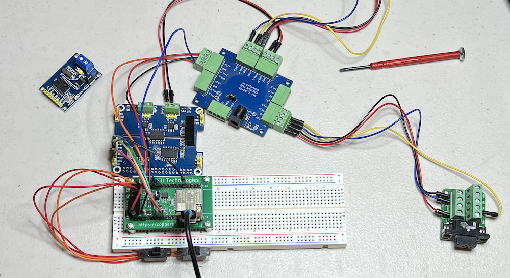 ESP32 Triple CAN Bus Application Through Adding Two MCP2515 Ports